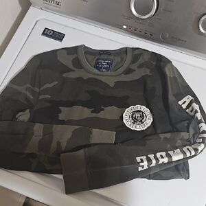 Abercrombie & Fitch Camouflage Long Sleeve Tee